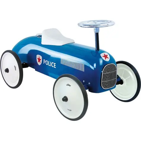 Vilac Vintage kovové odrážedlo policie / od 18 měsíců