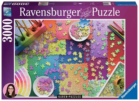 Ravensburger Barevné puzzle / 3000 dílků / od 14 let