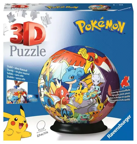 Ravensburger Puzzle-Ball Pokémon / 72 dílků / od 6 let