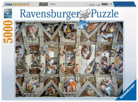 Ravensburger Sixtinská kaple / 5000 dílků / od 14 let