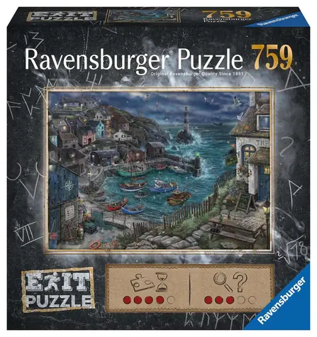Ravensburger Exit Puzzle: Maják u přístavu / 759 dílků / od 12 let