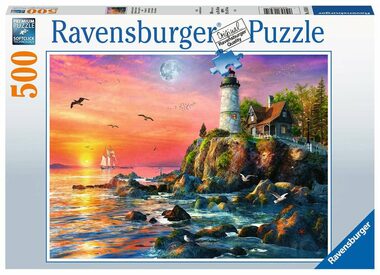 Ravensburger Maják na útesu / 500 dílků / od 14 let