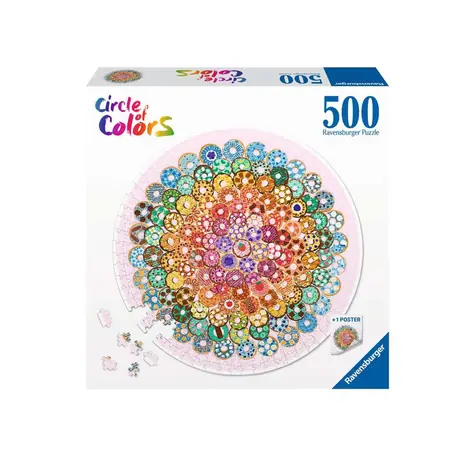Ravensburger Kruhové puzzle Donuts / 500 dílků / od 12 let