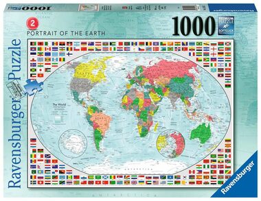 Ravensburger Mapa světa - 1000 dílků / od 14 let
