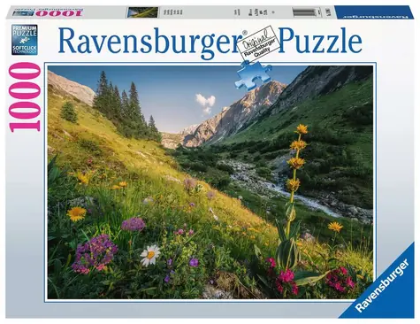 Ravensburger V rajské zahradě / 1000 dílků / od 14 let