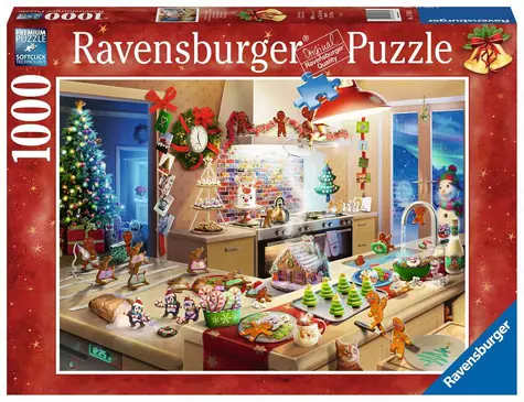 Ravensburger Vánoční perníčky / 1000 dílků / od 14 let