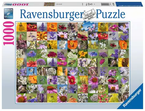 Ravensburger Včely na květinách / 1000 dílků / od 14 let