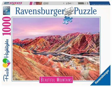 Ravensburger Dechberoucí hory Duhové hory Čína / 1000 dílků / od 14 let