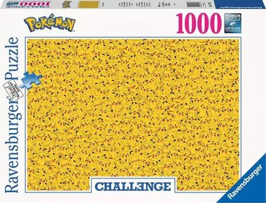 Ravensburger Challenge Puzzle Pokémon Pikachu / 1000 dílků / od 14 let