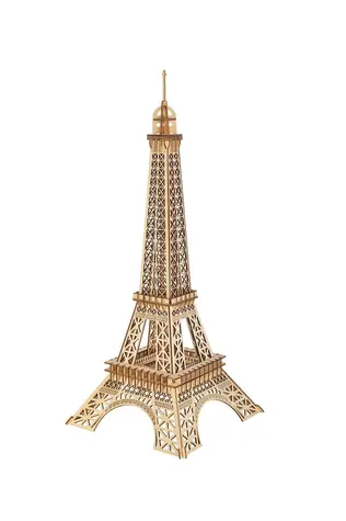 Woodcraft Dřevěné 3D puzzle Eiffelova věž střední / 94 dílků / od 14 let / Obtížnost: jednoduchá 