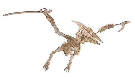 Woodcraft Dřevěné 3D puzzle Pterosaur / 23 dílků / od 8 let / Obtížnost: jednoduchá 