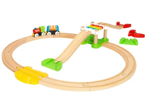 BRIO Moje první železnice - Startovací sada s mostem / od 18 měsíců
