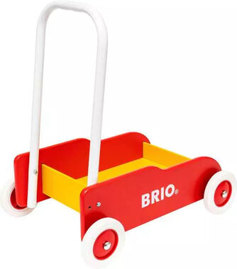 BRIO Chodítko vozík - červenožlutý / od 9 měsíců 