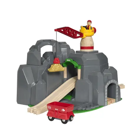 BRIO Jeřáb a horský tunel / od 3 let 