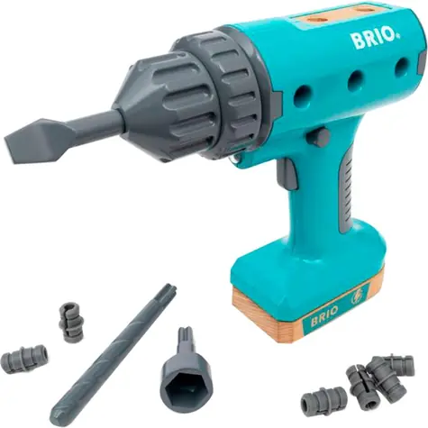 BRIO Stavebnice BUILDER Vrtačka na baterie / od 3 let