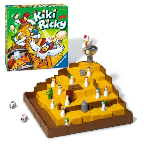 Ravensburger Kiki Ricky / Délka hry: 20 minut / Počet hráčů: 2-4 / od 4-8 let 