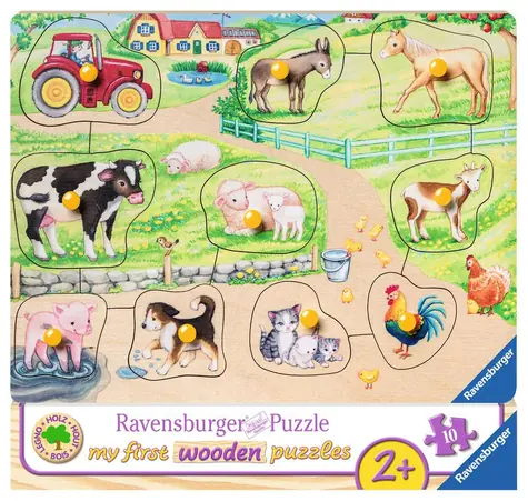Ravensburger Ráno na farmě 10 dílků / od 2 let 