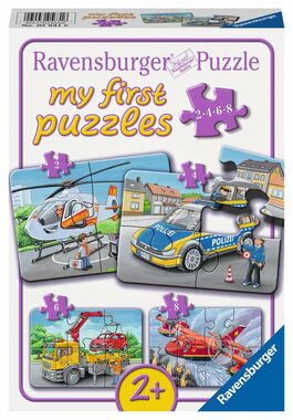 Ravensburger Zásahová vozidla 2/4/6/8 dílků / od 2 let 