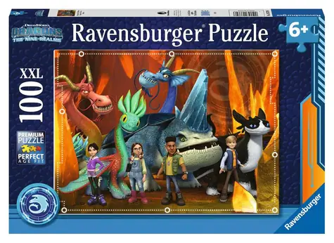Ravensburger Jak vycvičit draka The nine realms / 100 dílků / od: 6 let
