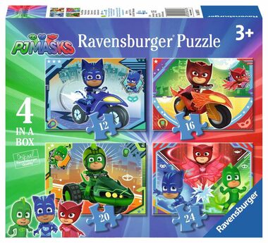 Ravensburger Pyžamasky 4 v 1 - 12+16+20+24 dílků / od 3 let