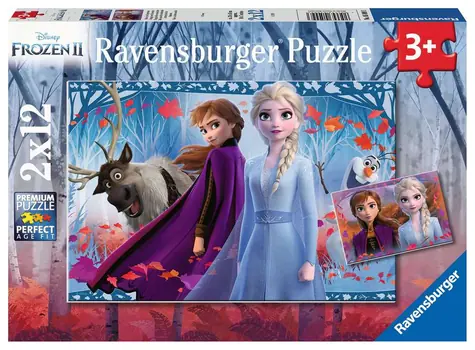 Ravensburger Disney: Ledové království 2 - 2x12 dílků / od 3 let 