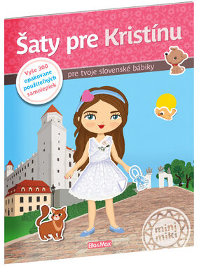 Presco Group Ella&Max Šaty pre KRISTÍNU - Kniha samolepiek - SK / Jazyková verze: SK / od 3 let