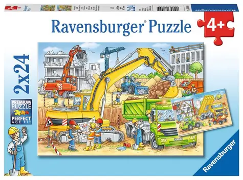 Ravensburger Stavba / 2x24 dílků / od 4 let 