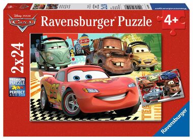 Ravensburger Disney Pixar: Auta: Nové dobrodružství / 2x24 dílků / od 4 let 