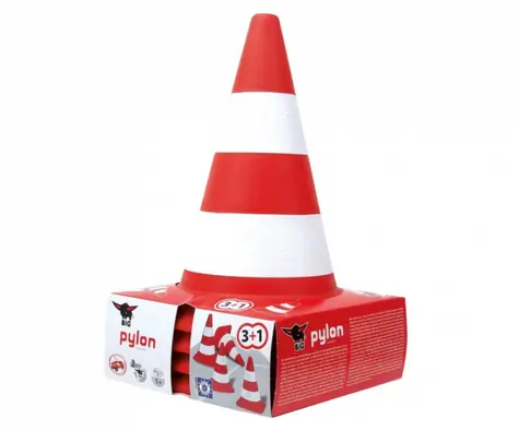 BIG Bobby Car Dopravní kužely 4 ks / věk od 3 let