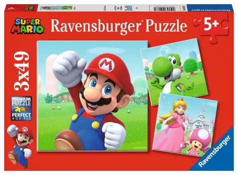Ravensburger Super Mario - 3x49 dílků / od 5 let 