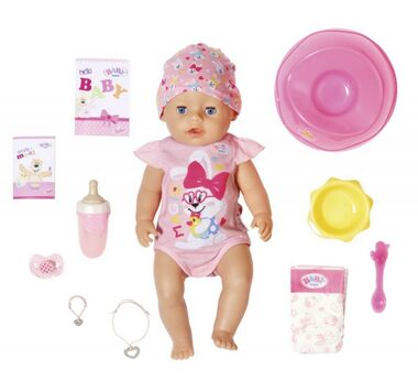 Zapf Creation Baby Born Holčička s kouzelným dudlíkem - 43 cm / od 3 let