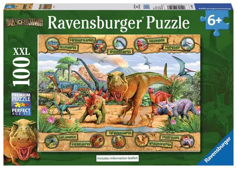 Ravensburger Dinosauři - 100 dílků  / od 6 let 