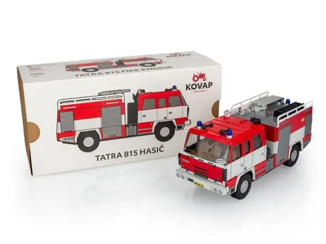 Kovap Tatra 815 Hasič / plech / 1:43 / od 3 let