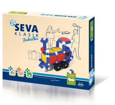 SEVA Klasik Jednička / 222 dílků / od 4 let