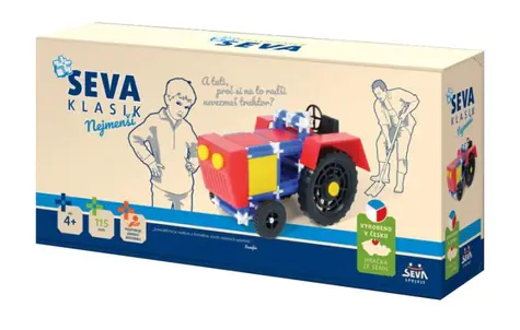 SEVA Klasik Nejmenší Traktor / 115 dílků / od 4 let
