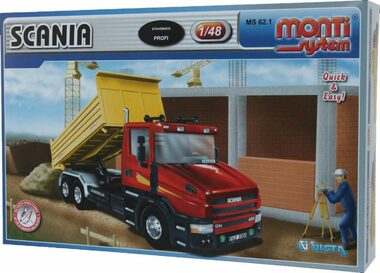 SEVA Stavebnice Monti 62.1 Scania / Měřítko: 1:48 / od 8 let