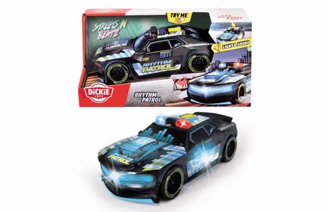 Dickie Go Action Policejní auto Rhythm Patrol 20 cm / od 3 let