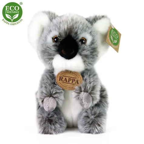 RAPPA Plyšový medvídek koala sedící 18 cm / ECO-FRIENDLY / od 0 měsíců