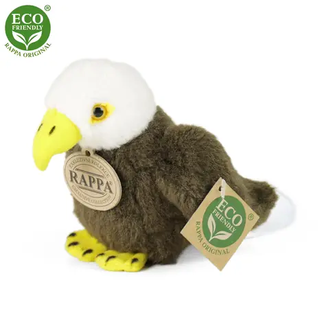 RAPPA Plyšový orel 13 cm / ECO-FRIENDLY / od 0 měsíců