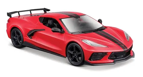 Maisto Chevrolet Corvette Stingray Coupe 2020 červená / měřítko: 1:24 / od 3 let