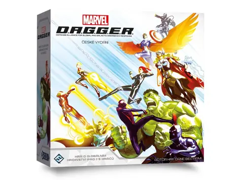 ADC Blackfire Marvel D.A.G.G.E.R. - české vydání / Délka hry: 3 - 4 hodiny / Počet hráčů: 1-5 / od 12 let