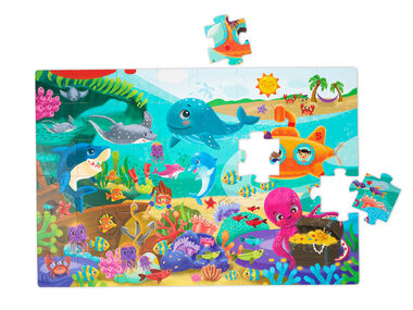 B-Toys Puzzle Podmořský svět / 48 dílků / maxi / od 3 let