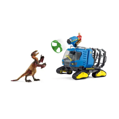 Schleich Dinosaurs 42604 Pásové vozidlo na odchyt dinosaurů / od 3 let 