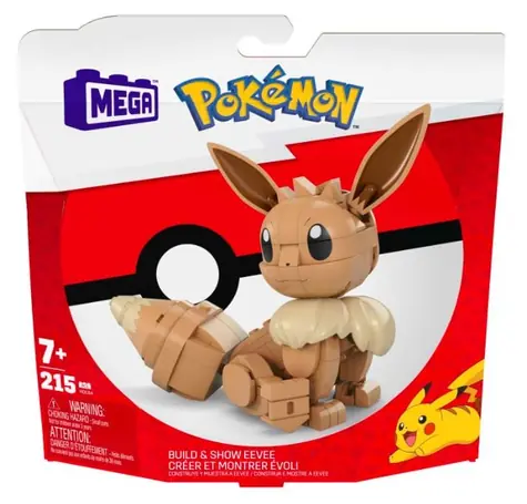 Mattel HDL84 MEGA Bloks - Pokemon - Eevee / 215 dílků / od 8 let 