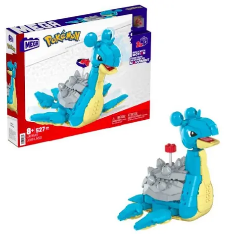 Mattel HKT26 MEGA Bloks - Pokemon - Lapras / 527 dílků / od 8 let 