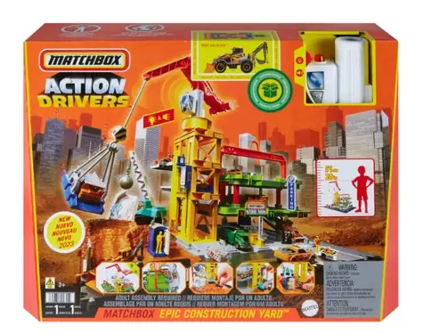 Mattel Matchbox Action Drivers - Staveniště / od 3 let 