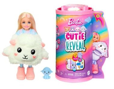 Mattel HKR17/HKR18 Barbie® Cutie Reveal™ Chelsea z pastelové edice - Ovečka / od 3 let 