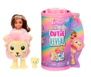 Mattel HKR17/HKR21 Barbie® Cutie Reveal™ Chelsea z pastelové edice - Lev / od 3 let 