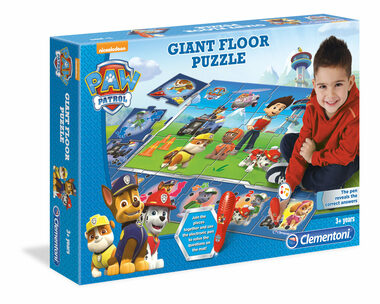 Clementoni PUZZLE Paw Patrol - Velké podlahové puzzle s interaktivním perem / od 3 let 