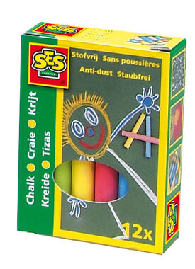 SES Barevné křídy 12ks / od 3 let 